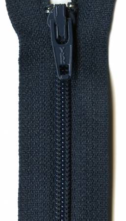 Ziplon Coil Zipper 18in Navy