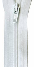 Ziplon Coil Zipper 18in White